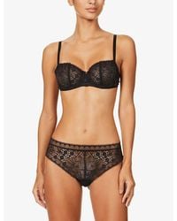 Chantelle - Day To Night Lace Half-cup Bra - Lyst