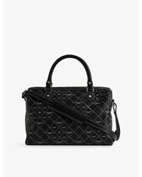 Zadig & Voltaire - Sunny Vibe Medium Monogram Faux-Leather Shoulder Bag - Lyst