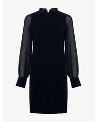 Phase Eight - Thea Rhinestone-Embellished Knitted Mini Dress - Lyst