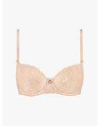 Aubade - Rosessence Stretch-Lace Half-Cup Bra - Lyst