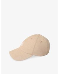 Maje - Logo-Embroidered Linen And Cotton-Blend Baseball Cap - Lyst