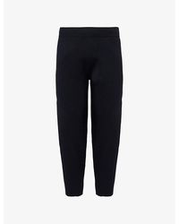dunhill - Two-Slip-Pocketstapered-Leg Relaxed-Fit Cotton And Cashmere-Blend Jogging Bottoms - Lyst