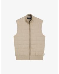 Ted Baker - Tural Dejas Padded Woven Gilet - Lyst