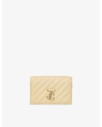 Jimmy Choo - Curve Nello Quilted Leather Cardholder - Lyst