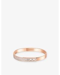 Messika - Move Noa 18Ct Rose- And 0.95Ct Diamond Bangle - Lyst