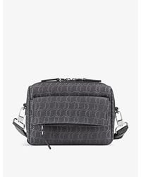 Christian Louboutin - Zip N Flap Logo-jacquard Cotton And Leather Cross-body Bag - Lyst