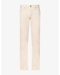 Emporio Armani - J107 Slim-Fit Cotton Denim Jeans - Lyst