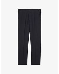 Reiss - Promise Slim-Fit Wool-Blend Trousers - Lyst