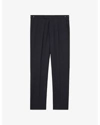 Reiss - Promise Slim-Fit Wool-Blend Trousers - Lyst