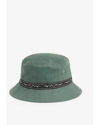 Manastash Mens Sage Bonnie Hemp-blend Bucket Hat 1size - Green