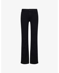 PAIGE - Manhattan 32' Bootcut High-Rise Denim Jeans - Lyst