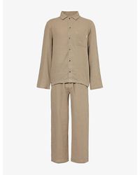 Calvin Klein - Brand-patch Cotton Pyjamas - Lyst