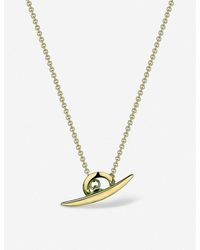 Shaun Leane - Arc T-bar Gold-plated Vermeil Silver Necklace - Lyst