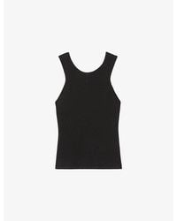 Claudie Pierlot - Round-Neck Cotton Vest - Lyst