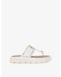 Carvela Kurt Geiger - Pavilion T-Bar Leather Sandals - Lyst