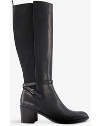dune wide fit knee high boots