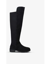 carvela tan knee high boots