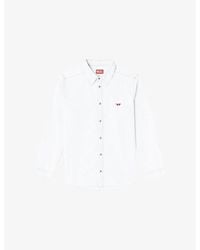 DIESEL - D-Simply Bleach-Effect Denim Shirt - Lyst