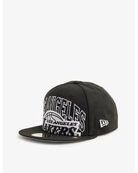 KTZ - 59fifty Los Angeles Lakers Nba Brand-embroidered Twill Baseball Cap - Lyst