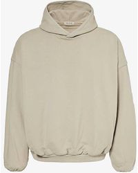 Fear Of God - Brand-patch Relaxed-fit Cotton-jersey Hoody - Lyst