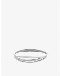 Monica Vinader - Nura Wrap Sterling- Bangle - Lyst