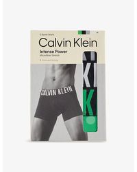 Calvin Klein - Intense Power Logo-Waist Pack Of Three Stretch-Jersey Trunks - Lyst
