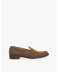 Dune - Grates Apron Suede Loafers - Lyst