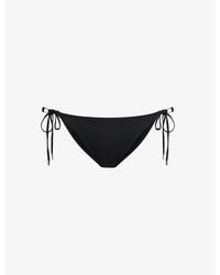 Melissa Odabash - Cancun Self-Tie Mid-Rise Bikini Bottoms - Lyst