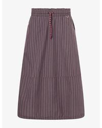 Damson Madder - Lainey Cotton Midi Skirt - Lyst