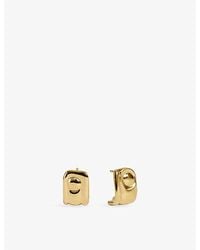 Monica Vinader - Amaia Small 18Ct- Vermeil Hoop Earrings - Lyst