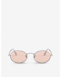 Ray-Ban - Rb3547 Metal Glass Oval-frame Sunglasses - Lyst