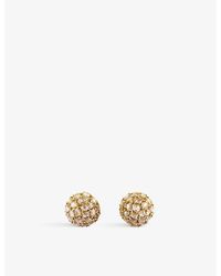 La Maison Du Couturier - Ritika Ravi Ivar 18Ct- And 3.29Ct Polki Diamond Earrings - Lyst