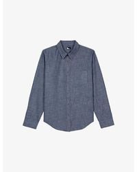 The Kooples - Yoke-Detail Patch-Pocket Denim Shirt - Lyst