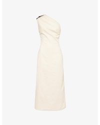 16Arlington - Adelaide Buckle-embellished Woven Maxi Dress - Lyst