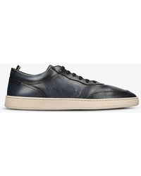 Officine Creative - Kris Lux Logo-embellished Leather Low-top Trainers - Lyst