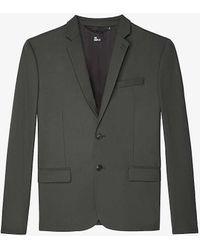 The Kooples - Slim-fit Single-breasted Stretch-wool Blazer - Lyst