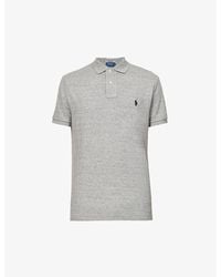 Polo Ralph Lauren - Short-Sleeved Logo-Embroidered Custom-Fit Cotton-Piqué Polo Shirt - Lyst