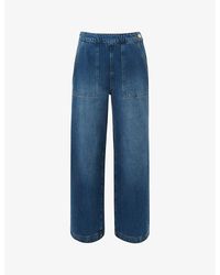 Whistles - Straight-leg High-rise Jeans - Lyst