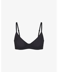 Skims - Fits Everybody Unlined Stretch-Woven Bra - Lyst