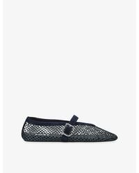 Alaïa - Ballerina Mesh Ballet Flats - Lyst