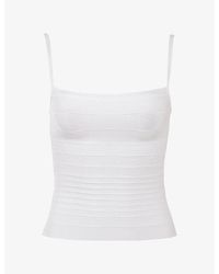 House Of Cb - The Body Bandage Stretch-Woven Top - Lyst