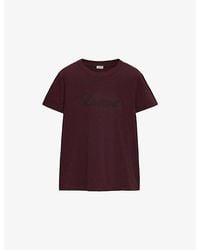 Loewe - Stretch-Cotton Logo T-Shirt - Lyst