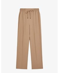 Ted Baker - Laurai Straight-leg Mid-rise Woven Trousers - Lyst