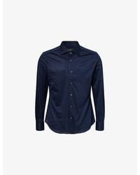 Corneliani - Regular-Fit Long-Sleeve Cotton Shirt - Lyst