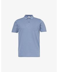 Sunspel - Riviera Regular-fit Short-sleeve Cotton-knit Polo Shirt - Lyst