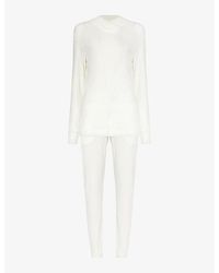 Hanro - Loane Long-sleeved Cotton-jersey Pyjama Set - Lyst
