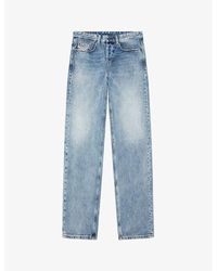 DIESEL - 200 D-macro Faded-wash Relaxed-fit Jeans - Lyst