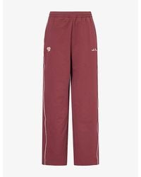 Les Deux - Crinkled Seersucker Woven Track Jogging Bottoms - Lyst
