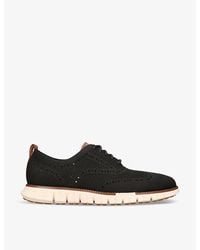 Cole Haan - Zerøgrand Wingtip Stitchlite Knitted Oxford Shoes - Lyst