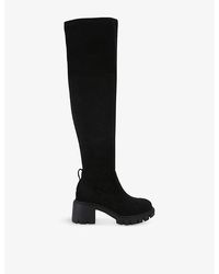 KG by Kurt Geiger - True Heeled Suede Knee-High Boots - Lyst